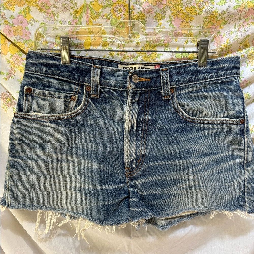 Levi's Blue Jean Shorts
